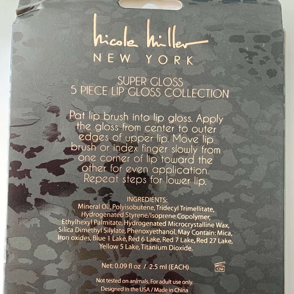 Nicole Miller 5 Piece Lipstick Set - Picture 2 of 2